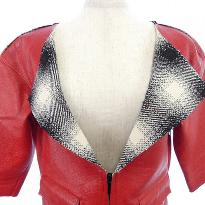 Chanel P45898c00209 Leather Coat