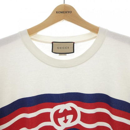 Gucci Interlocking G Stripe Print 616036 Xjdag T-shirt
