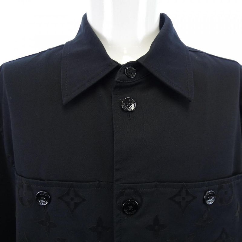 Louis Vuitton Flocked Casual Cotton Over Shirt Hqb45wfug Jacket