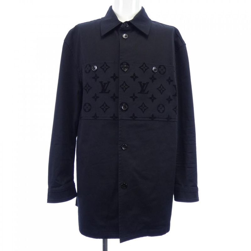 Louis Vuitton Flocked Casual Cotton Over Shirt Hqb45wfug Jacket