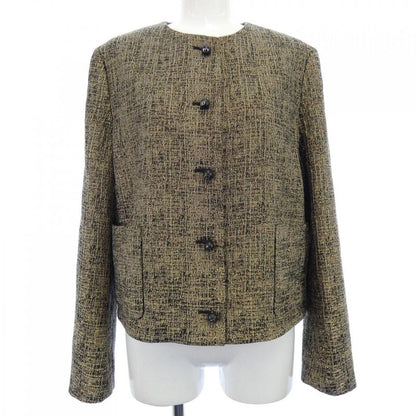 Christian DIOR CD Button 421v54a5450 Collarless Jacket