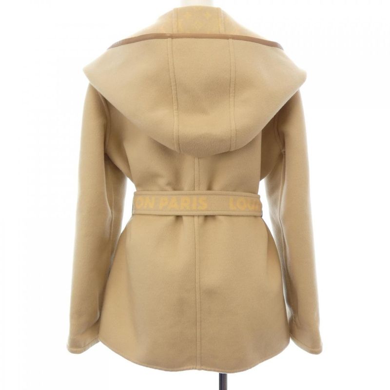 Louis Vuitton Signature Double Face Short Wrap Coat Fnco19qwe Coat