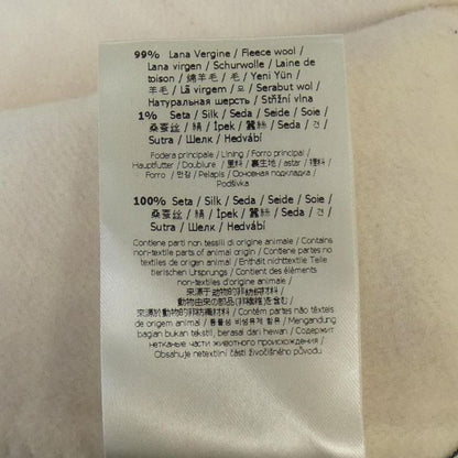 Fendi Double Breasted Long Coat FF Motif Lining Ff8947 A5HD Coat