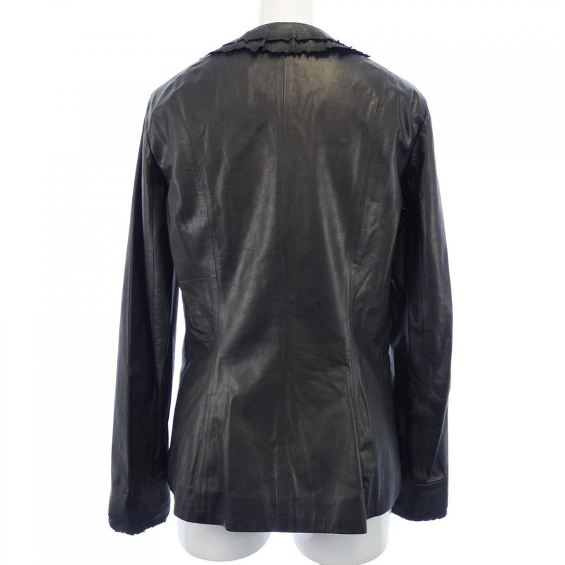 Chanel P42364c00165 Leather Jacket