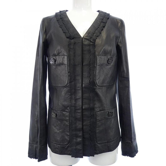 Chanel P42364c00165 Leather Jacket