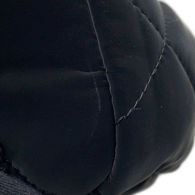 Chanel Backpack Quilted CC Logo Velvet Effect