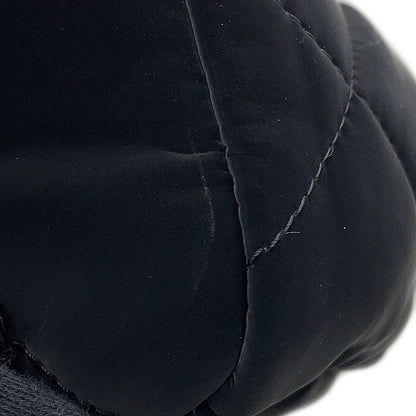 Chanel Backpack Quilted CC Logo Velvet Effect