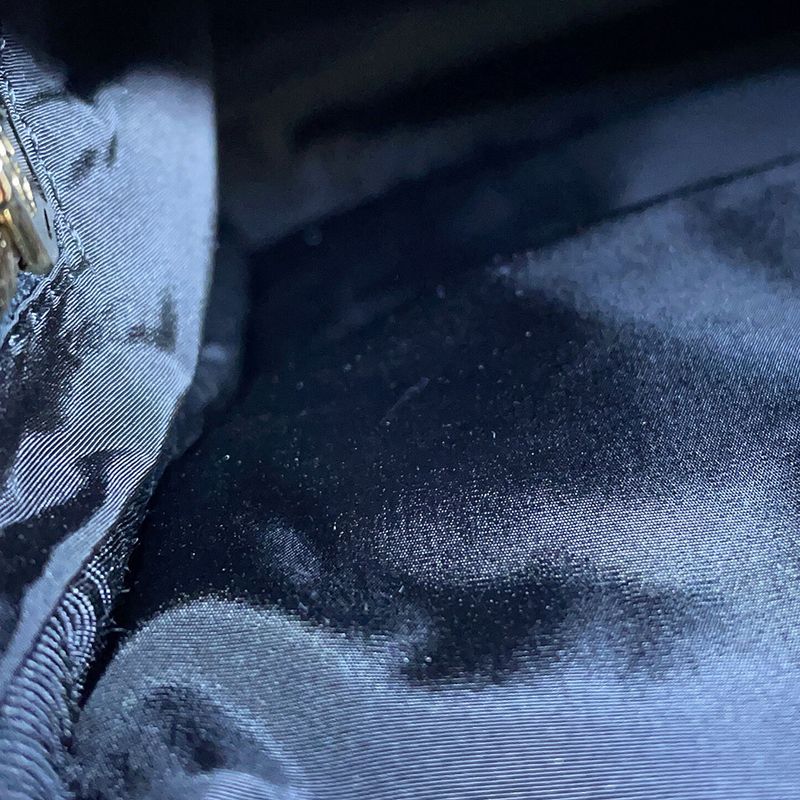 Chanel Backpack Quilted CC Logo Velvet Effect