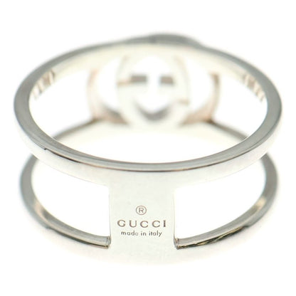 Gucci Interlocking G Wide Ring Silver