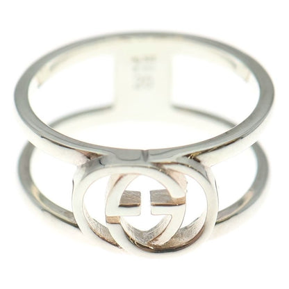 Gucci Interlocking G Wide Ring Silver