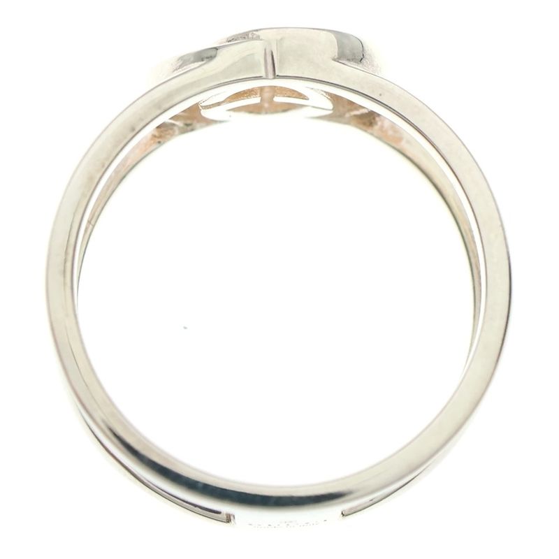 Gucci Interlocking G Wide Ring Silver