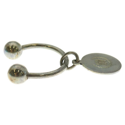 Tiffany & Co Return To Round Plate Key Ring Key Holder Silver