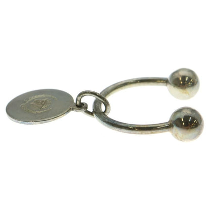 Tiffany & Co Return To Round Plate Key Ring Key Holder Silver