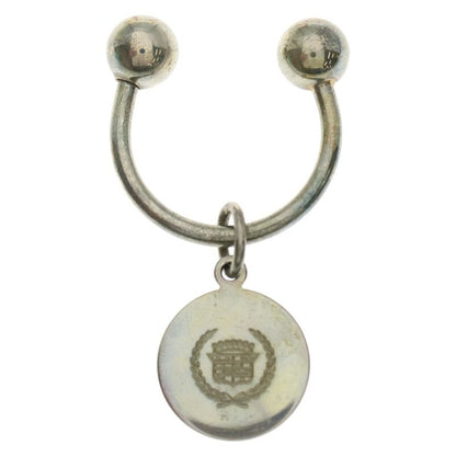 Tiffany & Co Return To Round Plate Key Ring Key Holder Silver