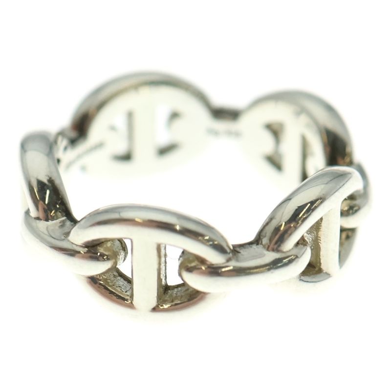 Hermes Chaine D'ancre Ancienne PM Ring Silver