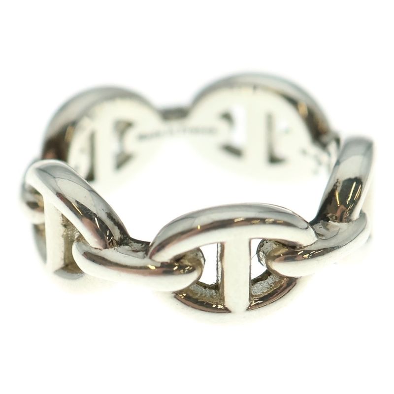 Hermes Chaine D'ancre Ancienne PM Ring Silver