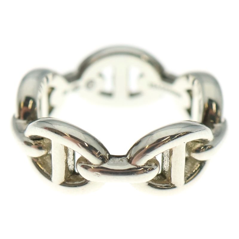 Hermes Chaine D'ancre Ancienne PM Ring Silver