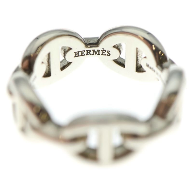 Hermes Chaine D'ancre Ancienne PM Ring Silver