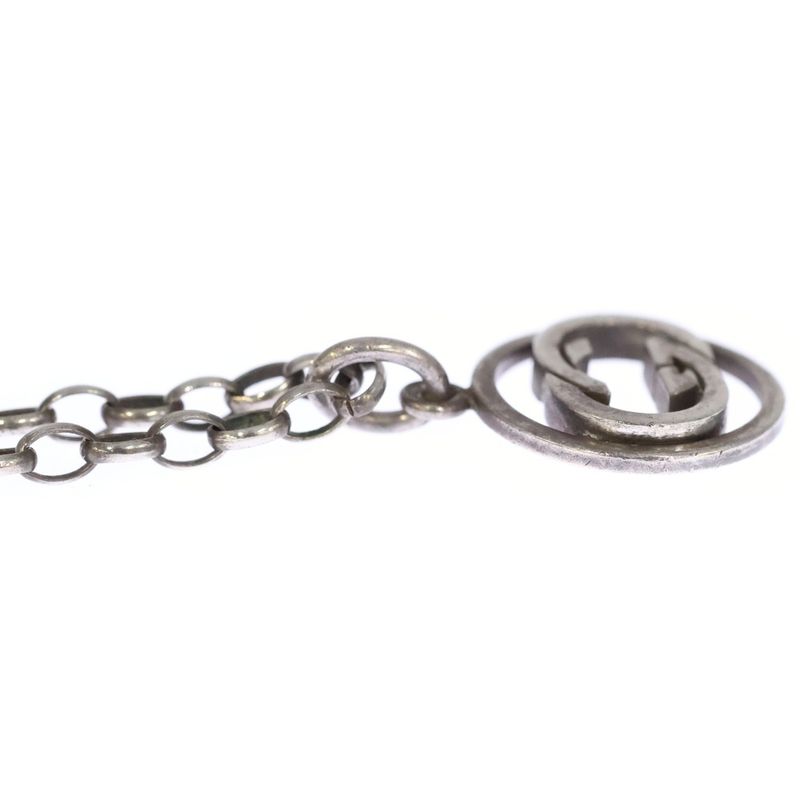 Gucci Interlocking Gnecklace Silver Ag925