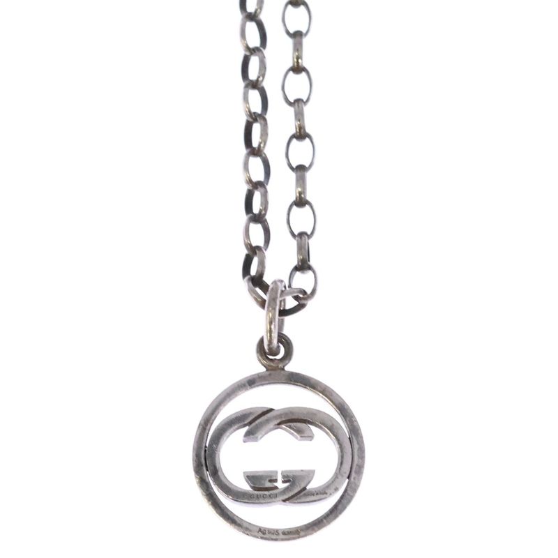Gucci Interlocking Gnecklace Silver Ag925