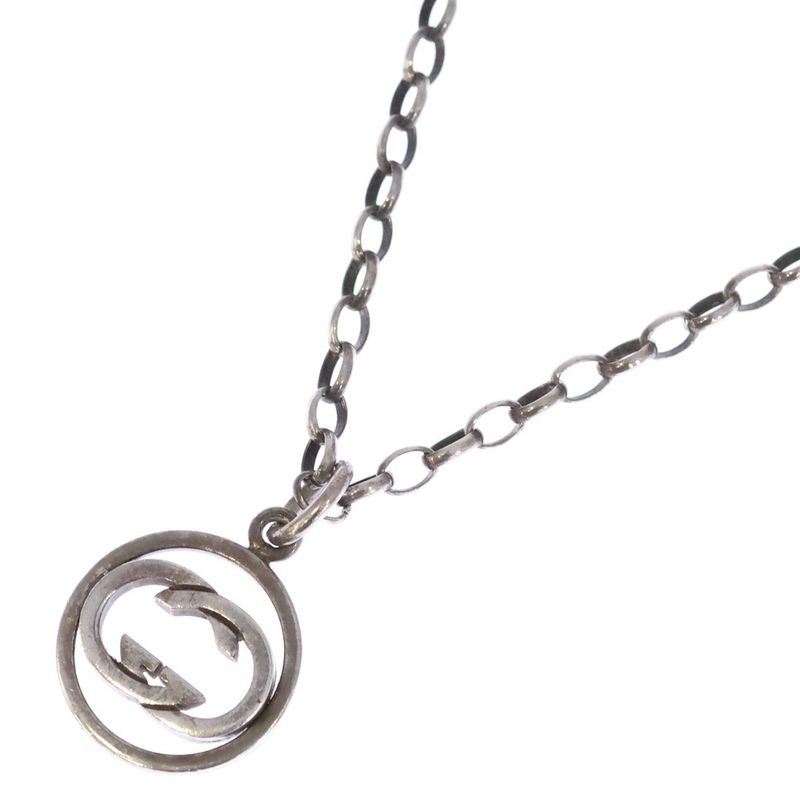 Gucci Interlocking Gnecklace Silver Ag925