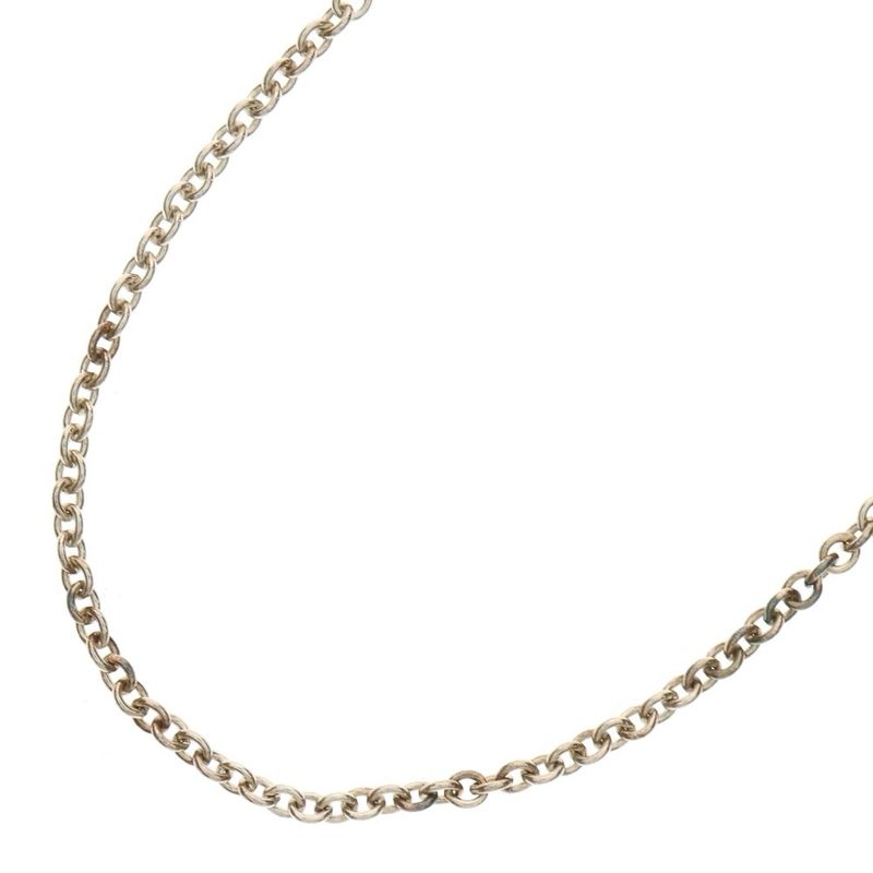 Tiffany & Co Logo Plate Necklace Chain In Silver