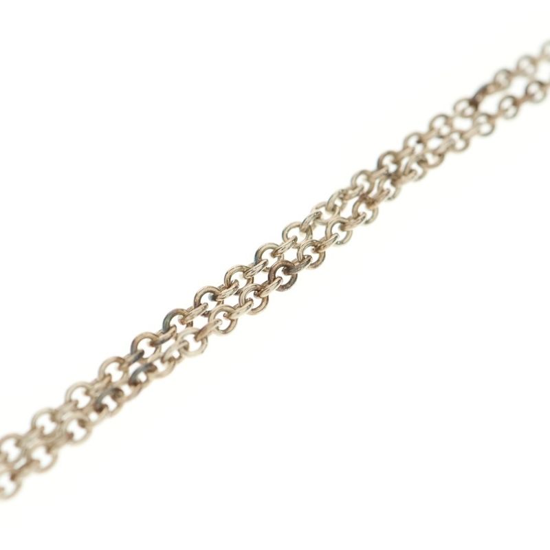 Tiffany & Co Logo Plate Necklace Chain In Silver