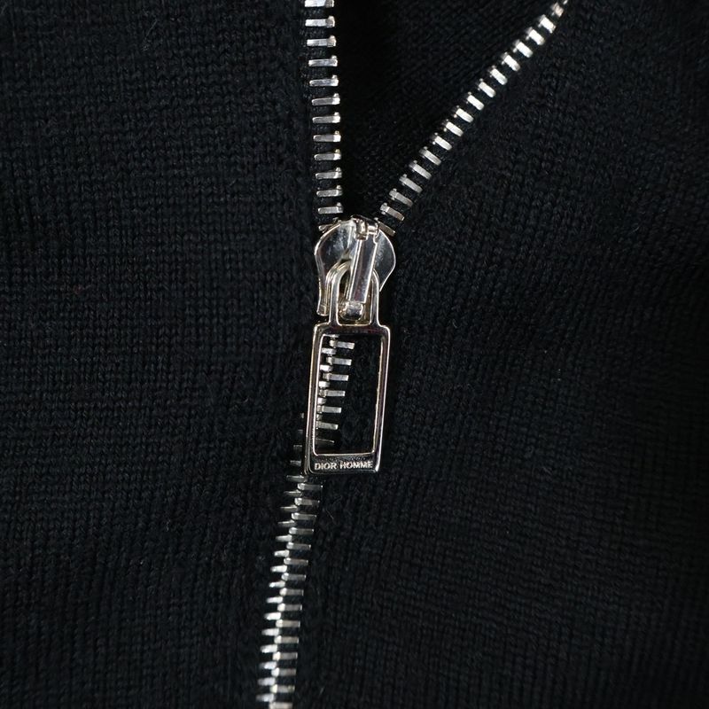 Dior Homme High Neck Zip Cardigan Black 003m217bt100