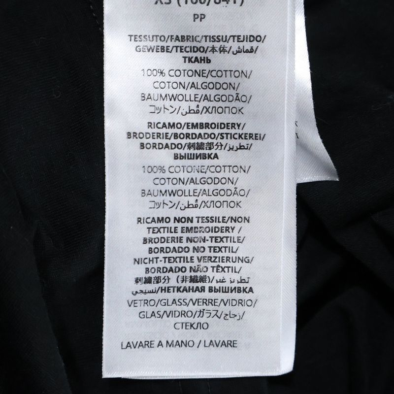 Gucci 24AW Crystal Logo Embroidery Cotton Jersey Crew Neck Short Sleeve T-shirt