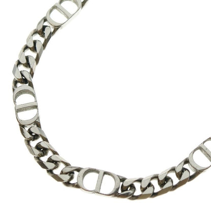Christian Dior CD Icon Chain CD Logo Chain Link Necklace Silver N1574hommt