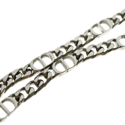 Christian Dior CD Icon Chain CD Logo Chain Link Necklace Silver N1574hommt