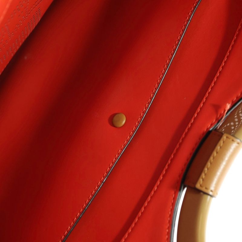 Fendi Runaway Shopper 8bh360 Runaway Shopper Perforated Leather 2way Tote