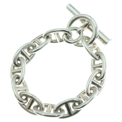 Hermes Chaine D'ancre TGM Chaine D'ancre 12-piece Chain Bracelet Silver