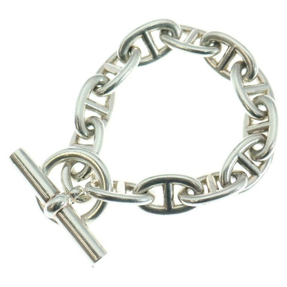 Hermes Chaine D'ancre TGM Chaine D'ancre 12-piece Chain Bracelet Silver