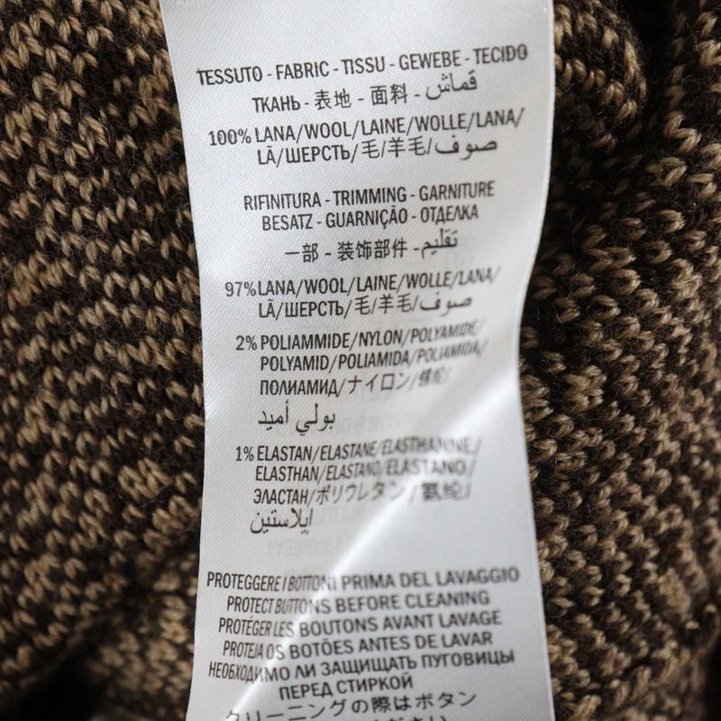 Gucci GG Rambus GG Rambus Wool Knit Cardigan Brown/beige 595511 Xka0y