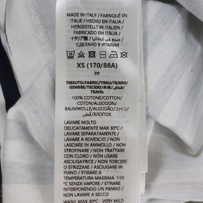 Gucci Logo-printed Striped Crew-neck Short-sleeved T-shirt Cut And Sewn