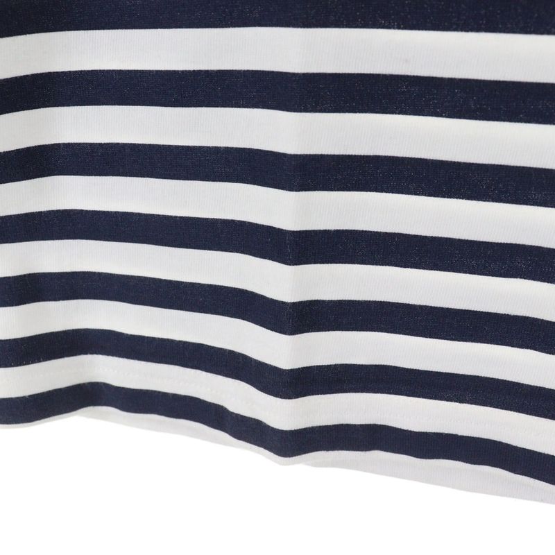 Gucci Logo-printed Striped Crew-neck Short-sleeved T-shirt Cut And Sewn