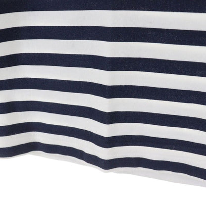 Gucci Logo-printed Striped Crew-neck Short-sleeved T-shirt Cut And Sewn