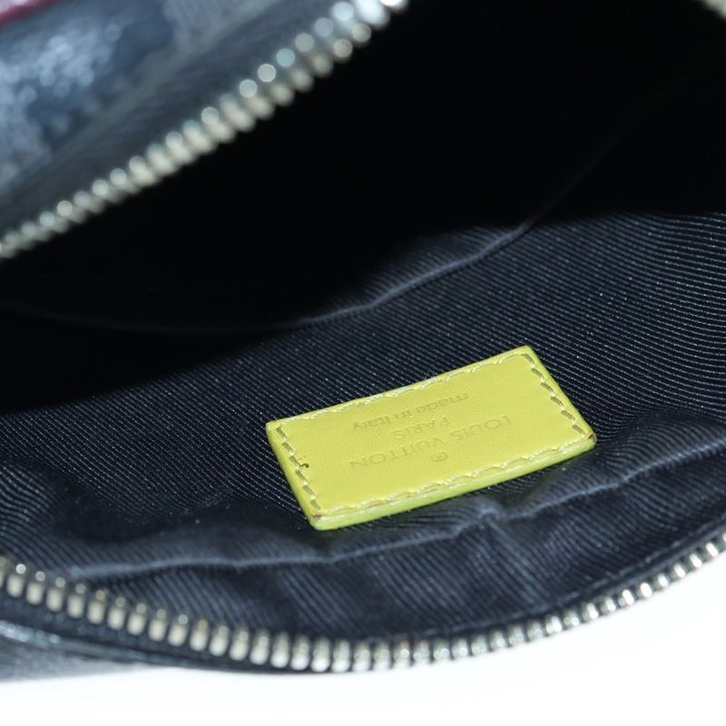 Louis Vuitton Epi Damier Graphite Danube Slim Shoulder Bag Multicolor Pvc×leathe