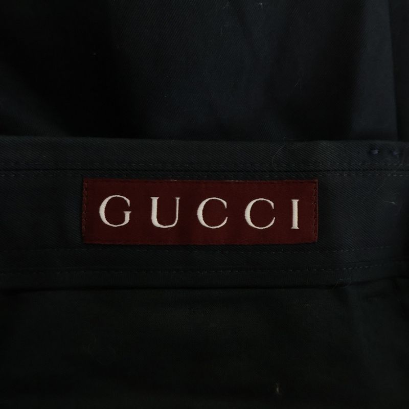 Gucci 25AW Web Detail Cotton Twill Pants Web Detail Cotton Twill Pants 826572