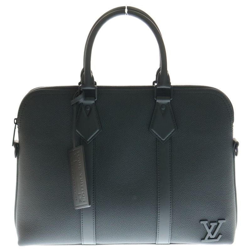 Louis Vuitton LV Aerogram Takeoff Briefcase 2WAY Bag Handbag Shoulder Bag Black