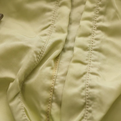 Prada Saffiano Shoulder Bag Handbag Light Green Tessuto B1738 Silver Hardware