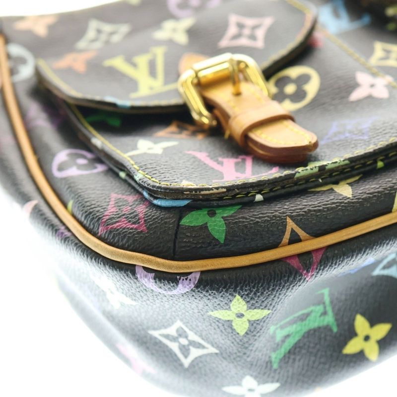 Louis Vuitton Monogram Multicolor Lodge PM Handbag One Shoulder Bag Brown X