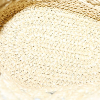 Prada Crochet Mini Triangle Logo Cage Shoulder Tote Bag Beige 1bg494