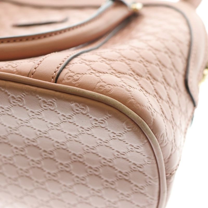 Gucci Micro Guccissima Leather 2WAY Hand Shoulder Bag Gold Hardware Pink 449654