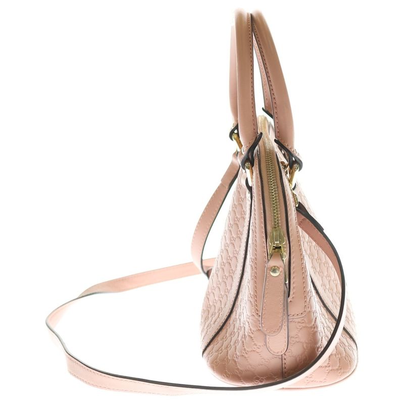 Gucci Micro Guccissima Leather 2WAY Hand Shoulder Bag Gold Hardware Pink 449654