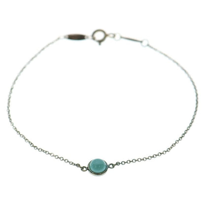 Tiffany & Co By-the-yard Turquoise Bracelet Chain Silver Ag925