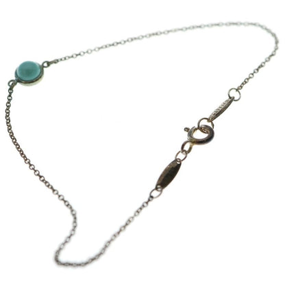 Tiffany & Co By-the-yard Turquoise Bracelet Chain Silver Ag925