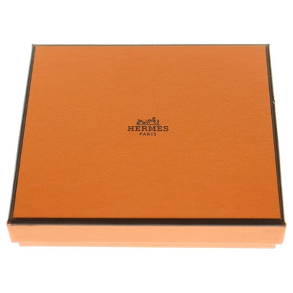 Hermes Azap Compact Silk Quin Epson Grapin Tin Compact Wallet Coin Case Gray