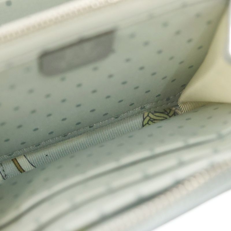 Hermes Azap Compact Silk Quin Epson Grapin Tin Compact Wallet Coin Case Gray